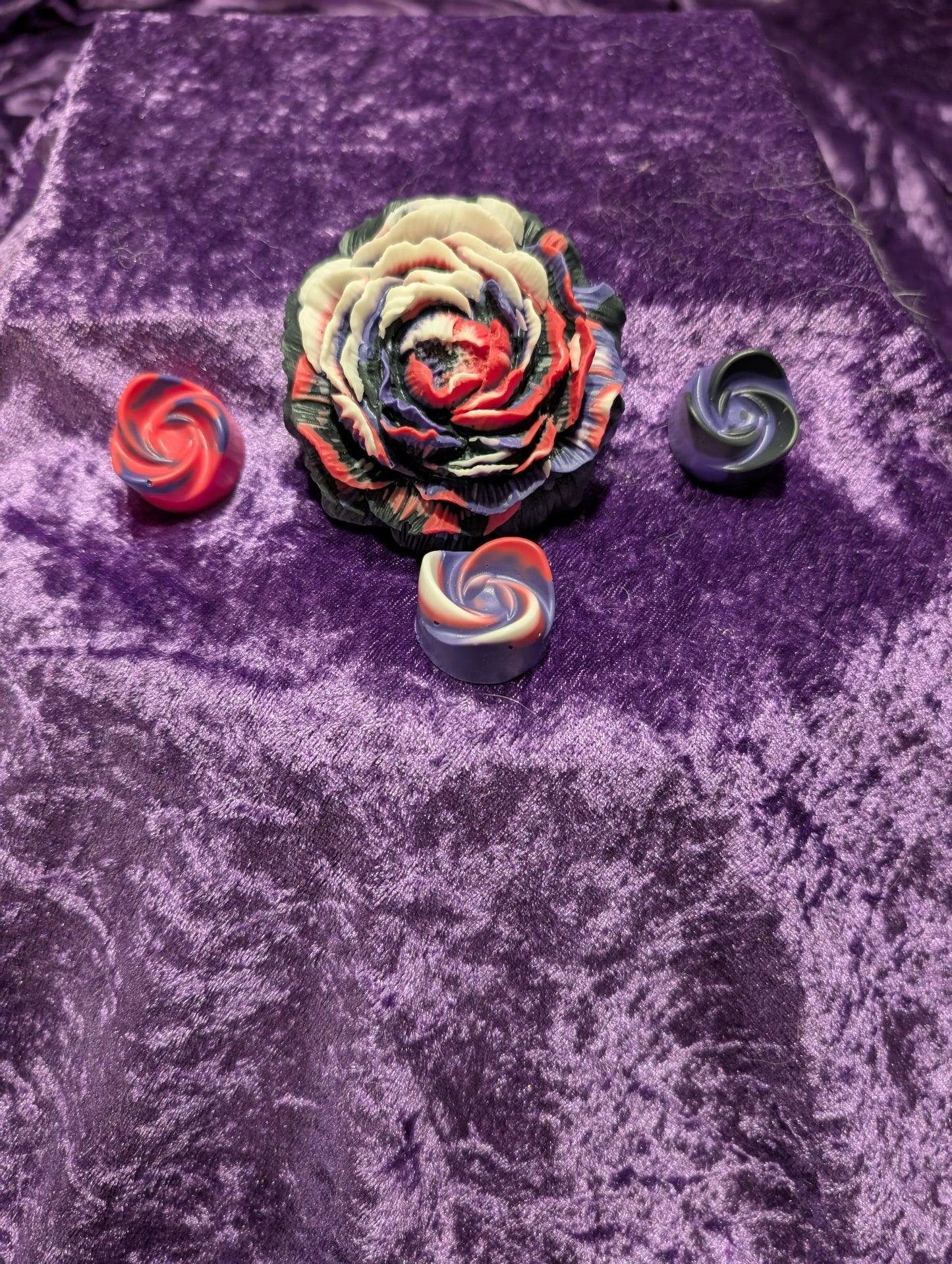 Peony shaped soap