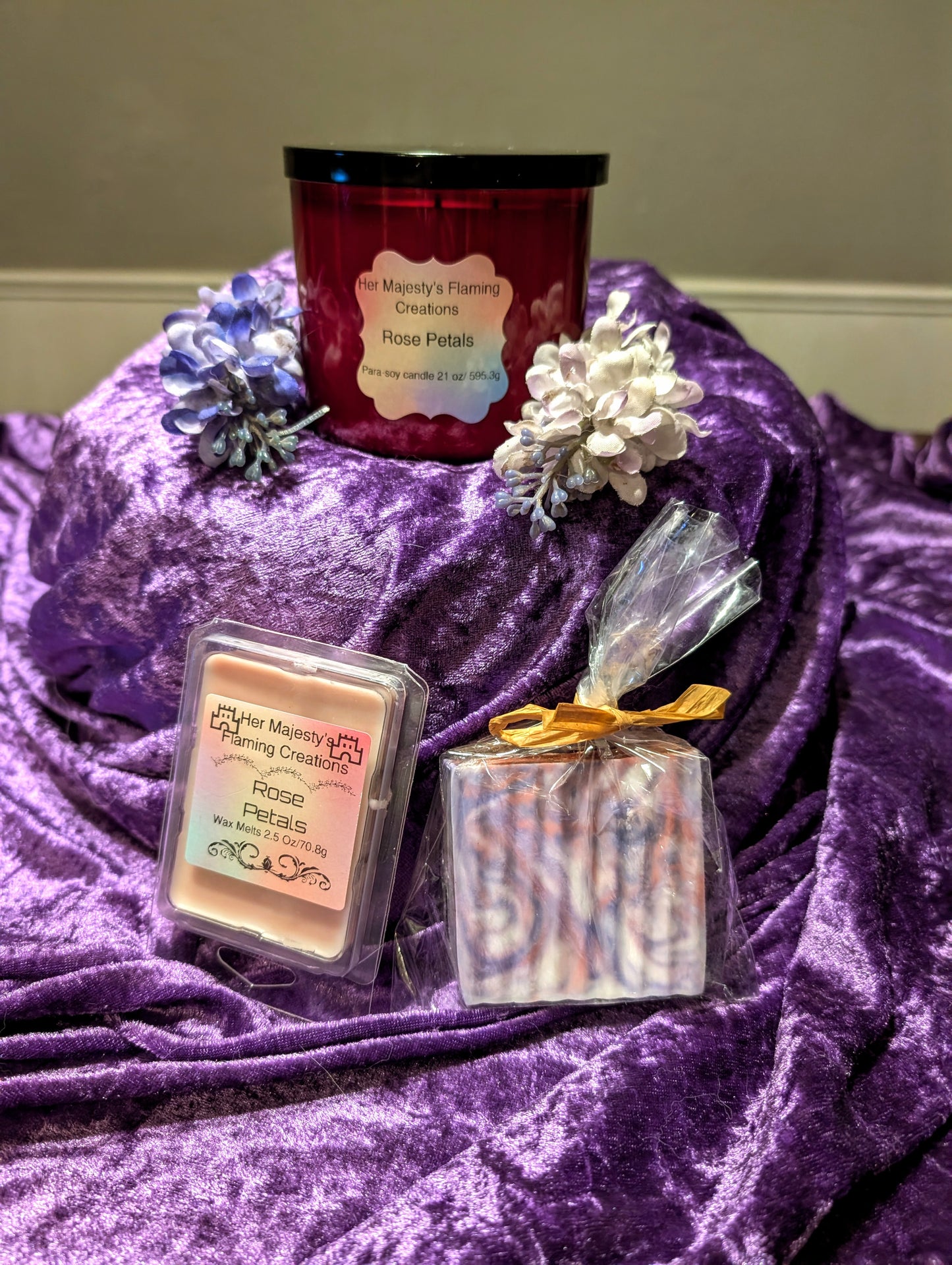 Rose scented Valentine's gift set